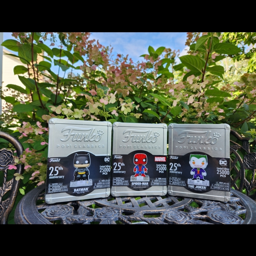 Spider-Man, Batman & Joker Funko 25th Anniversary - DC Comics